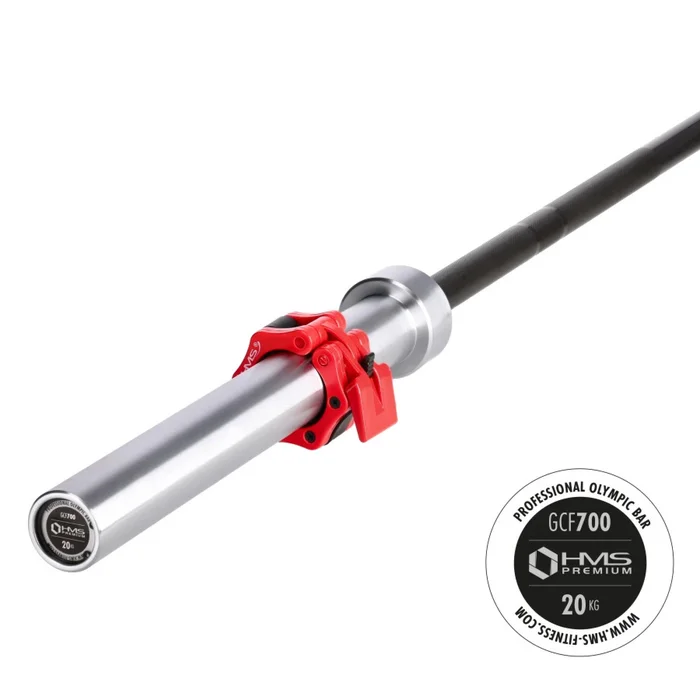 Barre de musculation HMS GCF700 [Taille 2200 mm]