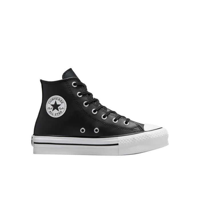 Baskets à plateforme montantes cuir Converse Chuck Taylor All Star [Taille 35]