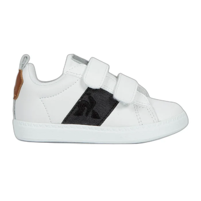Baskets enfant Le Coq Sportif Courtclassic Inf Black Jean