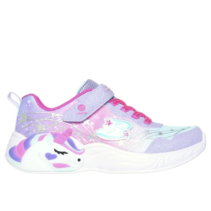 Baskets fille Skechers Unicorn Dreams – Wishful Magi [Taille 27]