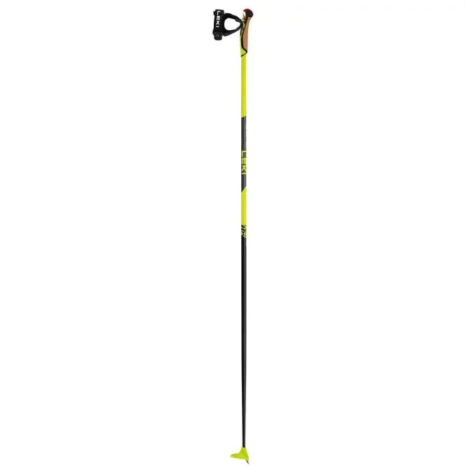 Bâton de ski Leki PRC 650 Jaune Fluo-Noir Meilleure Qualité