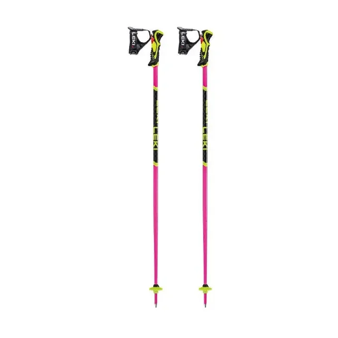 Bâtons de ski Leki WORLDCUP LITE SL 3D Black neon yellow Prix Cassé