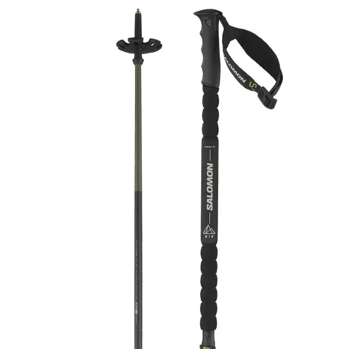 Bâtons Salomon MTN CARBON S3 BLACK Paiement Sécurisé