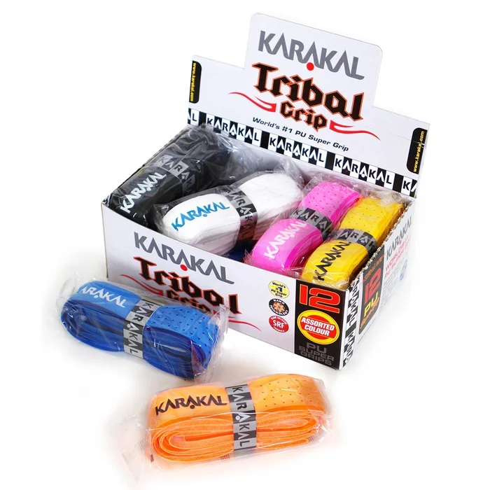 Boîte de 12 grips PU Karakal Super Tribal