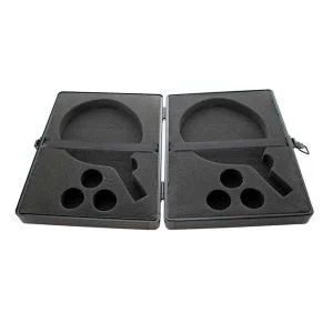 Boîtier en aliminium pour 2 raquettes de tennis de table