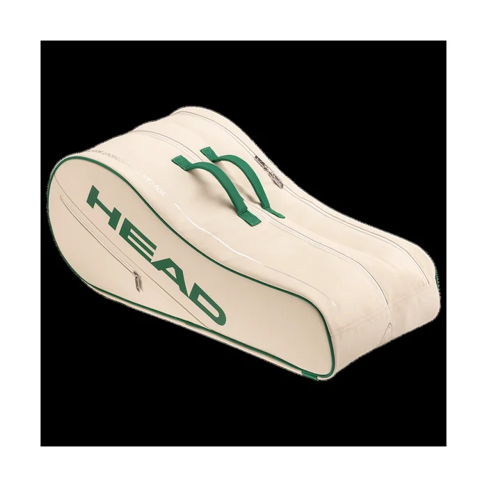 Bolsa de tenis Head Arthur Ashe Racquet Bag L Beige verde