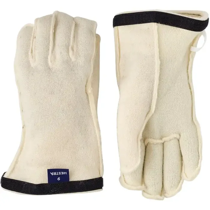 Bon Marché Hestra Heli Ski Wool Liner, gants intérieurs, blanc