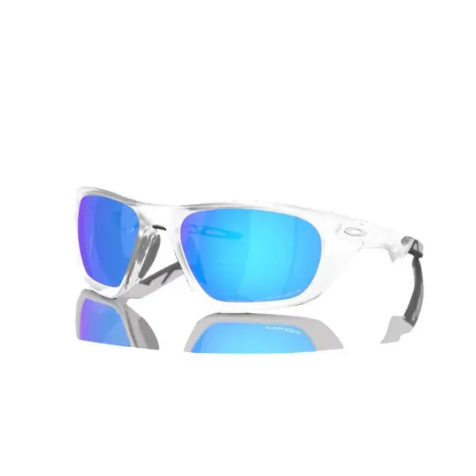 Bon Marché Lunettes OAKLEY Lateralis – Matte Clear / Prizm Sapphire