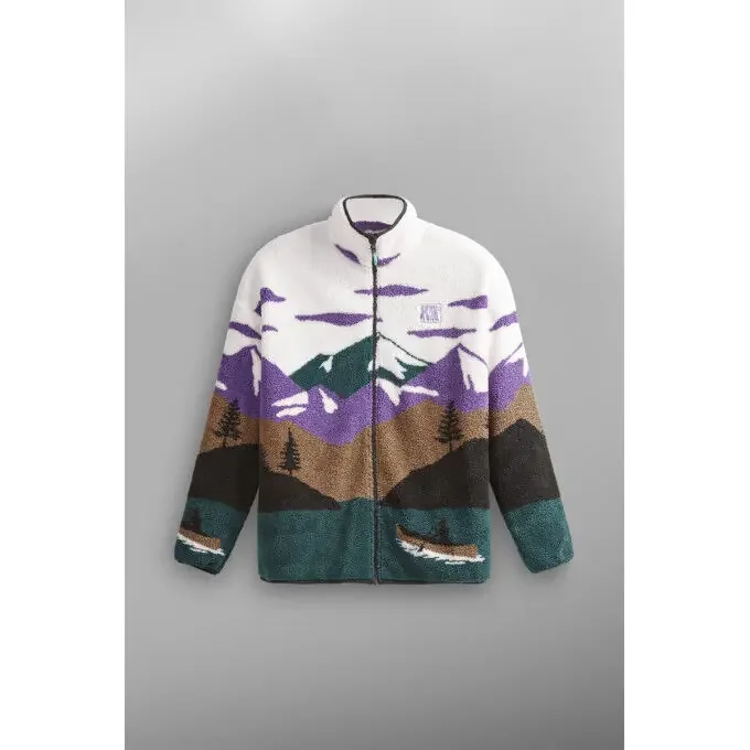 Bon Marché Veste polaire Picture HAFDALS ZIP Landscape