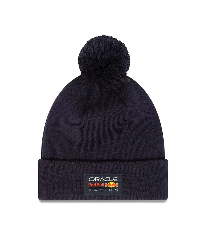 Bonnet à Pompon Red Bull Racing Essential Bleu Marine officiel New Era