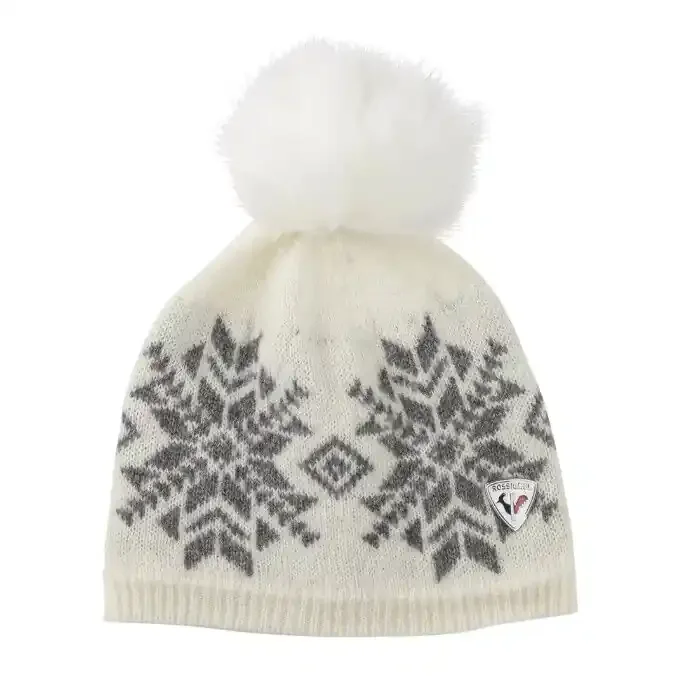 Bonnet d’hiver Rossignol L3 W SNOWFLAKE White Promotion Saisonnière
