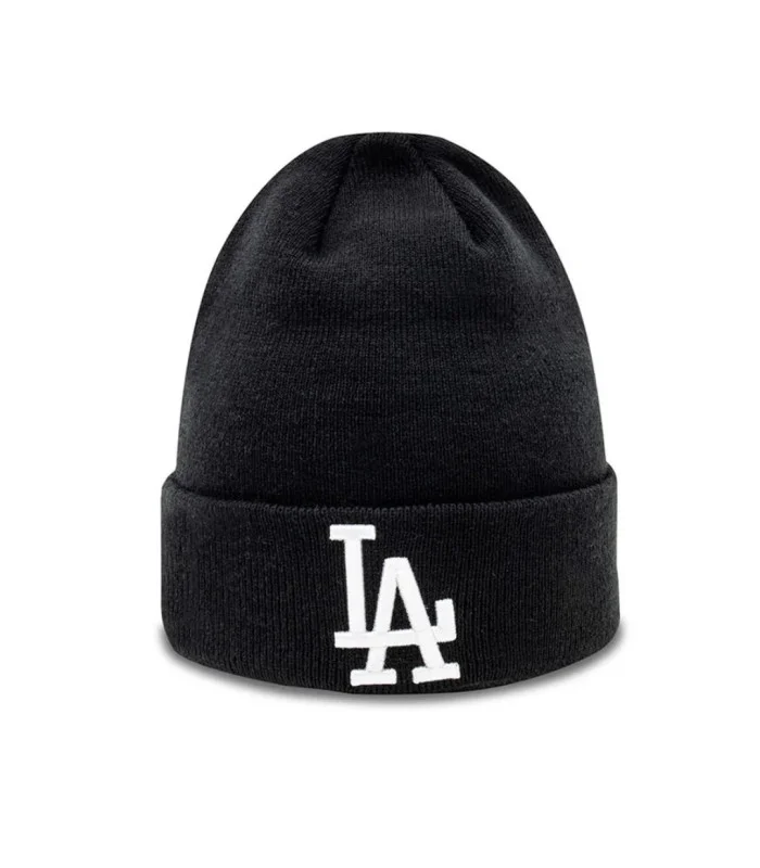 Bonnet officiel New Era LA Dodgers MLB Essential Noir Taille Unique Adulte