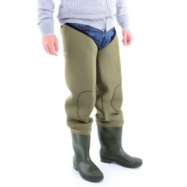 Botas Altas de Neopreno con Suela de Goma.