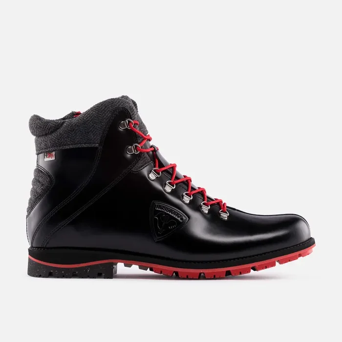 Bottes 1907 Chamonix Noires Brillantes Homme Artisanat