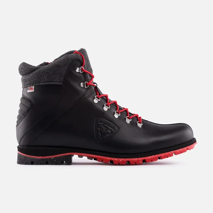 Bottines Chamonix noires homme Prix Cassé