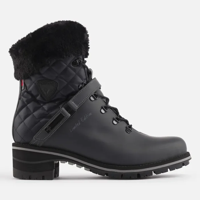 Bottines Megève noires femme Pas Cher
