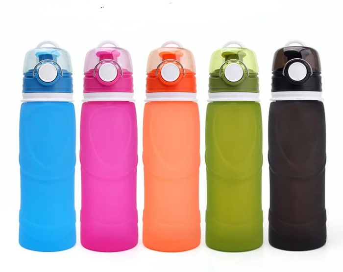 Bouteille d&rsquo;eau pliante en silicone