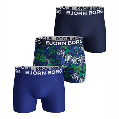 Boxer Björn Borg Men Core Shorts Sammy Peacoat (Lot de 3)