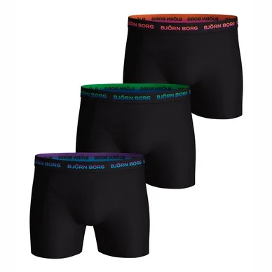 Boxer Björn Borg Men Essential Seasonal Solid Sammy Electric Purple (3 pack)