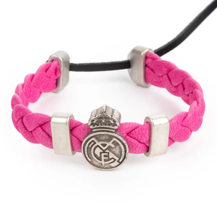 Bracelet Tressé Rose Real Madrid – Boutique Officiel Real Madrid CF