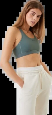 Brassière Björn Borg Femme Borg Low Support Balsam Green