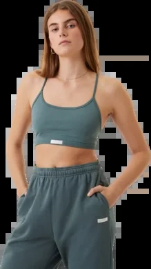 Brassière Björn Borg Women Studio Seamless Spaghetti Strap Balsam Green