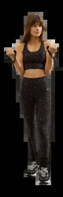 Brassière Deblon Femme Sarah Cross Top Leopard Stone Grey