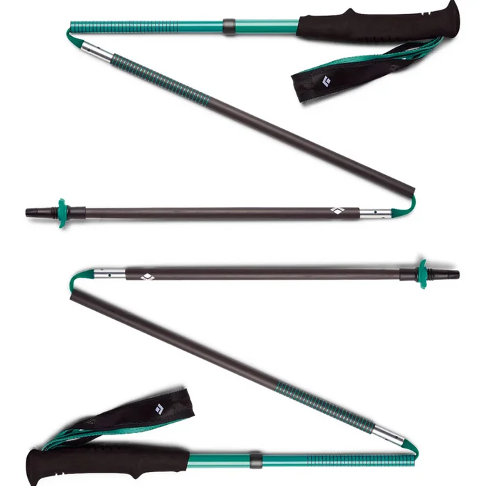 Bu00e2ton de randonnu00e9e femme Black Diamond Distance FLZ Poles (x2) [Taille 100 cm]