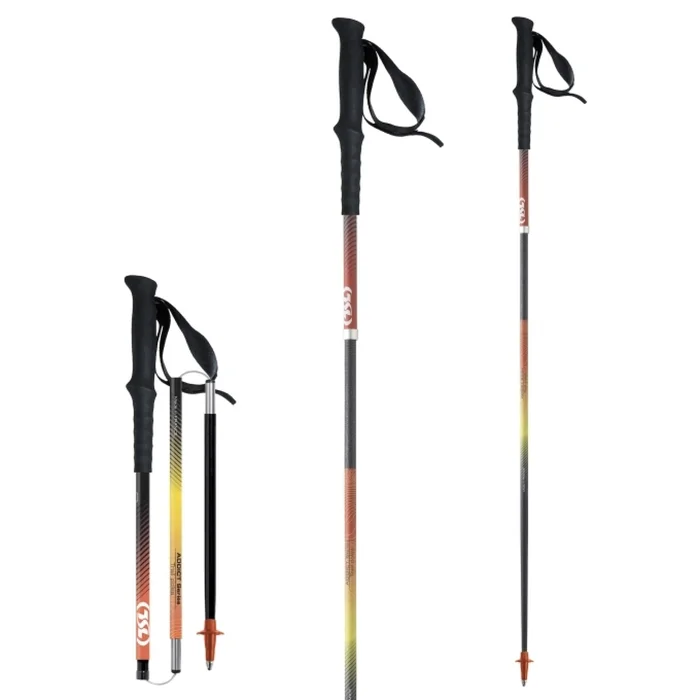 Bu00e2ton de trail TSL Trail Carbon 4 Ultra Mid (x2) [Taille 100 cm]