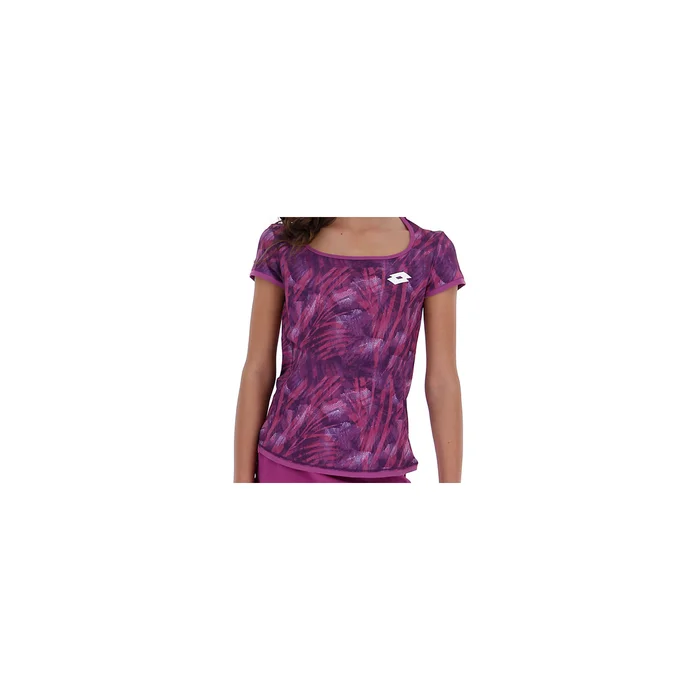 Camiseta tenis niño Lotto Top Ten Camiseta niño Morado AH19