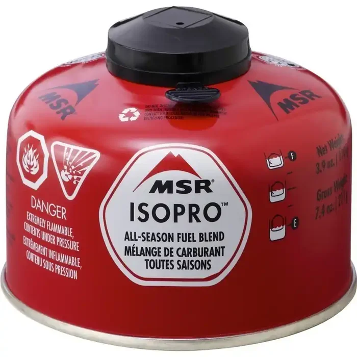 Cartouche gaz IsoPro canister 113g MSR Commander Vite