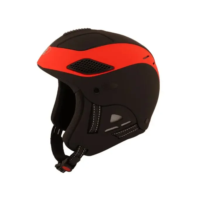 Casque de ski DIEZZ LOUNA II Ventury Touchy – Black Fire Red Gros Lot