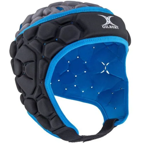 Casque Rugby Adulte XP 250 Noir et Bleu – Gilbert