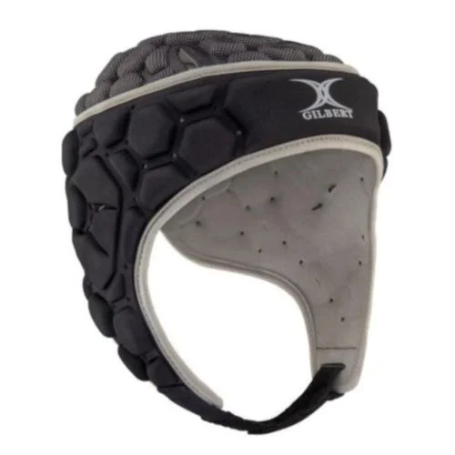 Casque Rugby XP 250 Noir et Argent Gilbert