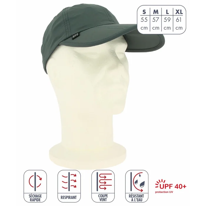Casquette anti-UV u00c9lu00e9menterre Ibis [Taille S (55 cm)]