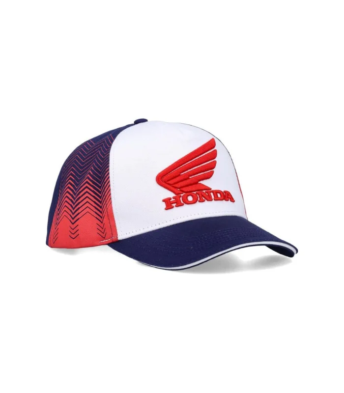 Casquette Honda HRC Racing Moto GP Officiel Unisexe Taille Unique Bleu Blanc Rouge