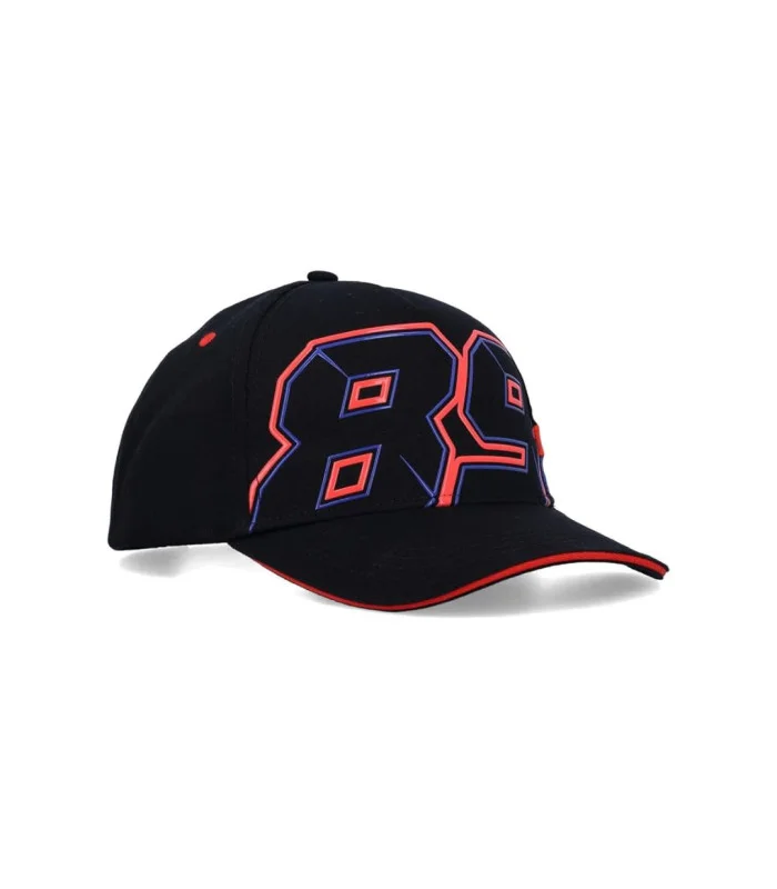 Casquette Jorge Martin 89 Aprilia Moto GP Officiel Taille Unique Noir Logo Rouge