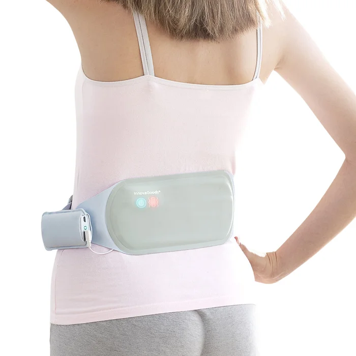 Ceinture de massage chauffante sans-fil rechargeable InnovaGoods Beldisse