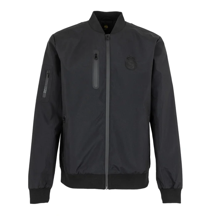 Chaqueta Bomber Real Madrid Outwear 4all Hombre monocolor Negro – Boutique Officiel Real Madrid CF