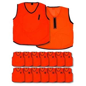 Chasuble en maille numérotés de 1 à 15 enfant (x15)