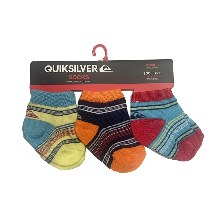 Chaussettes bébé Quiksilver 715068 (x3) [Taille 0/6 mois]
