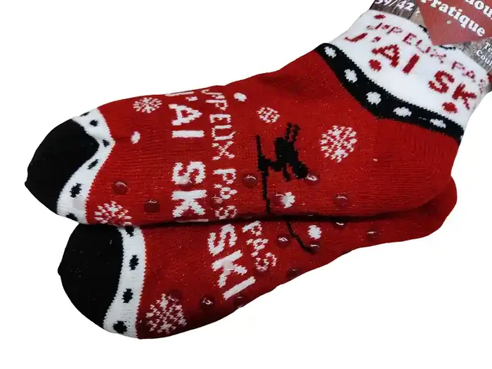 Chaussettes Chaussons J'peux pas, J'ai ski Offre Limitée