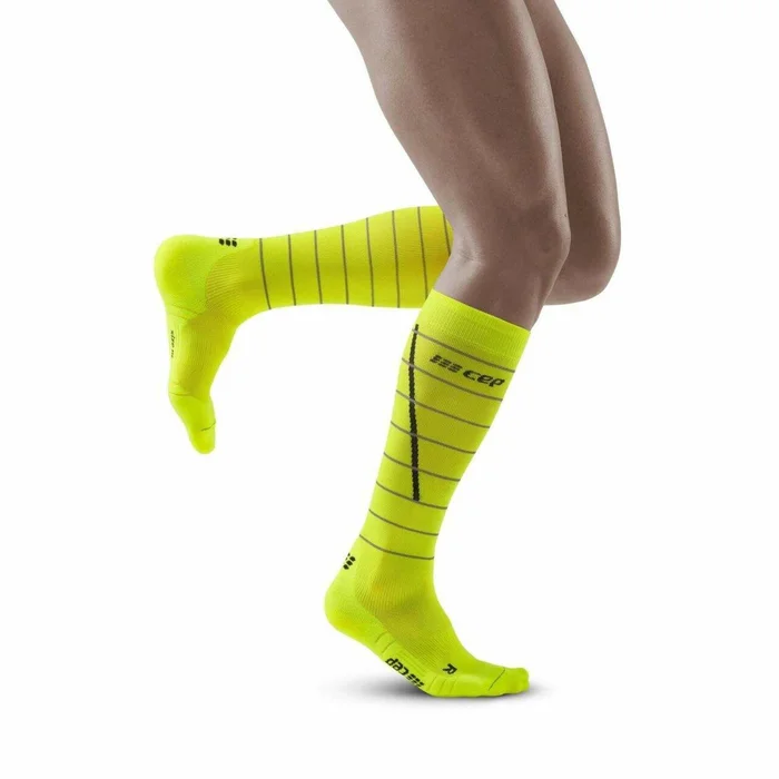 Chaussettes de compression hautes CEP Compression Reflective [Taille  3]