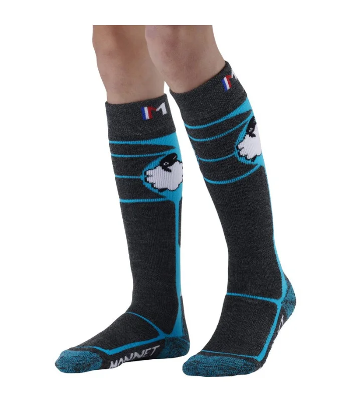 Chaussettes de ski Monnet WOOLY KIDS en laine mérinos