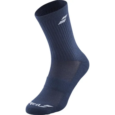 Chaussettes de Tennis Babolat Unisexe 3 Pairs Pack White Estate Blue Grey