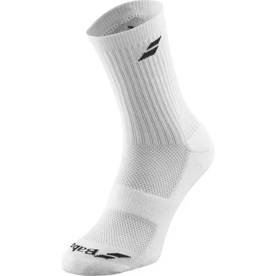 Chaussettes de Tennis Babolat Unisexe 3 Pairs Pack White White
