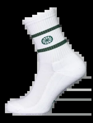 Chaussettes de Tennis The Indian Maharadja Unisexe Striped Sock High Length Forest Green