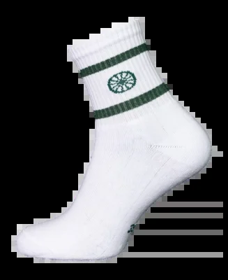 Chaussettes de Tennis The Indian Maharadja Unisexe Striped Sock Low Length Forest Green
