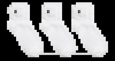 Chaussettes Sweaty Betty Femme Essentiels Mini Crew Blanc (Lot de 3)