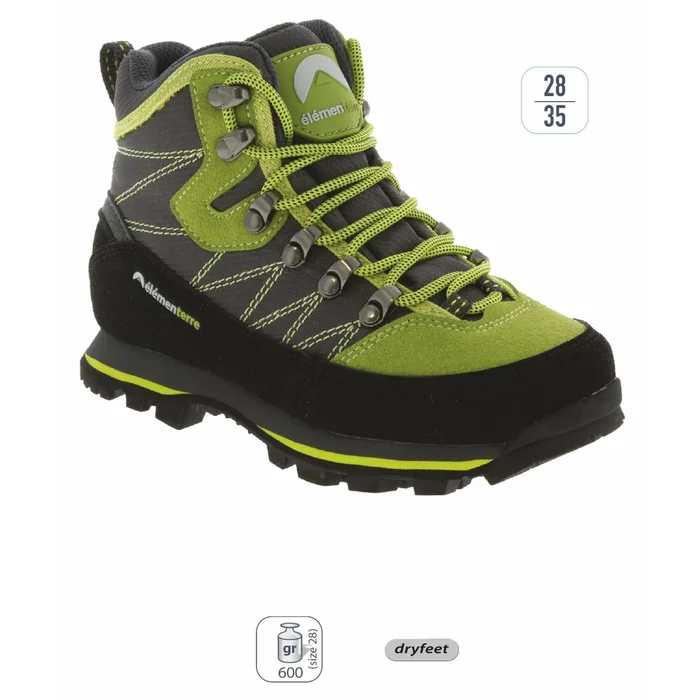 Chaussure de randonnu00e9e enfant tige haute u00c9lu00e9menterre Moses [Taille 28]